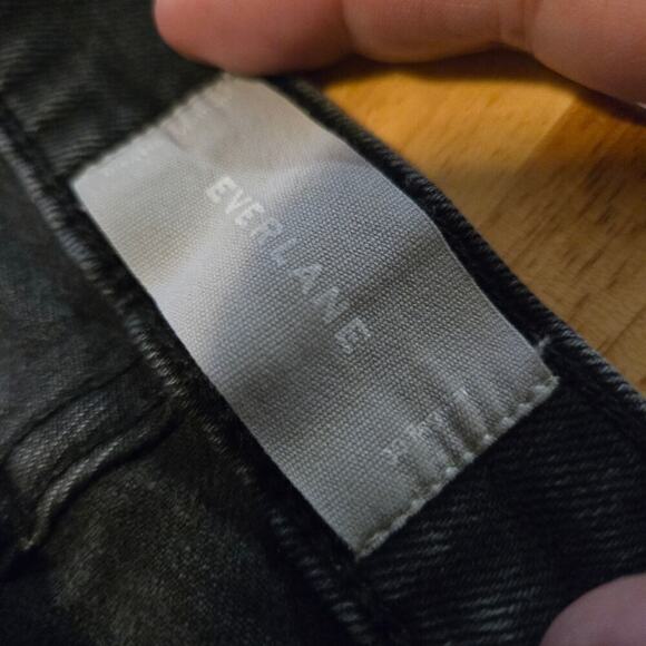 Everlane Black Straight Leg Jeans Women’s 30 Mid Rise Cropped - Picture 7 of 7